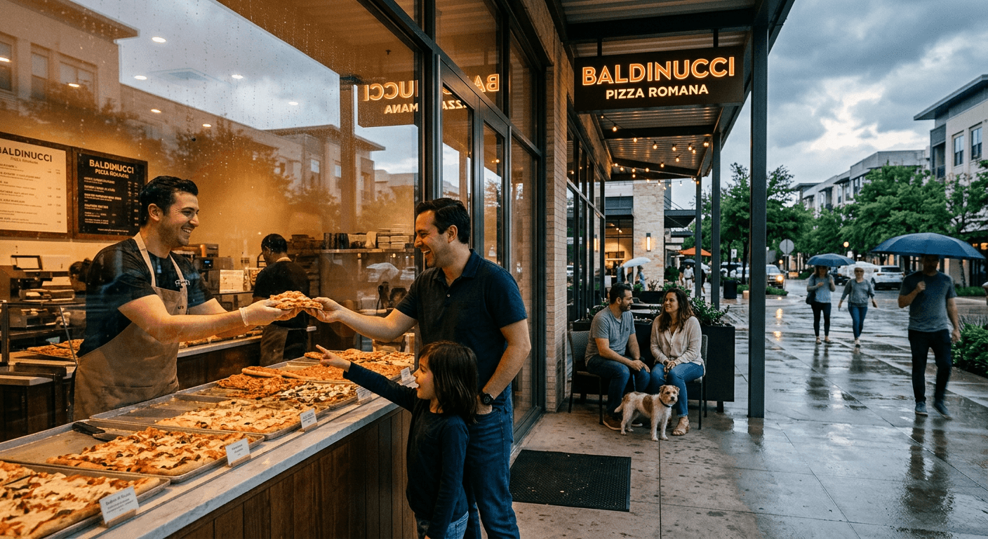 Inside Baldinucci Pizza Romana at Domain Northside: Why Austin’s New Roman By‑The‑Slice Spot Is Spring 2026’s Smartest Family Move