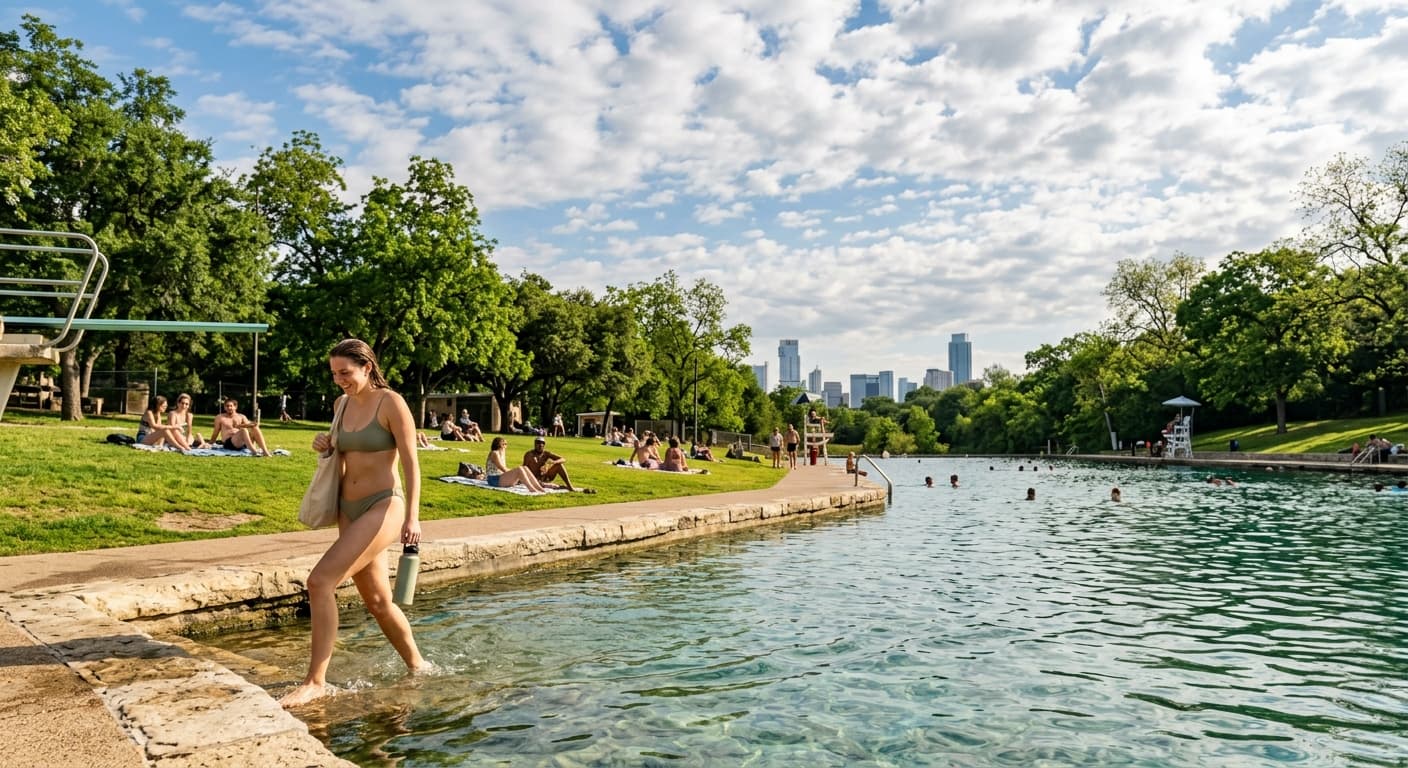 Inside Barton Springs Pool’s 2026 Reopening: New Admission Fees, Local Swim Secrets & How to Beat the Crowds