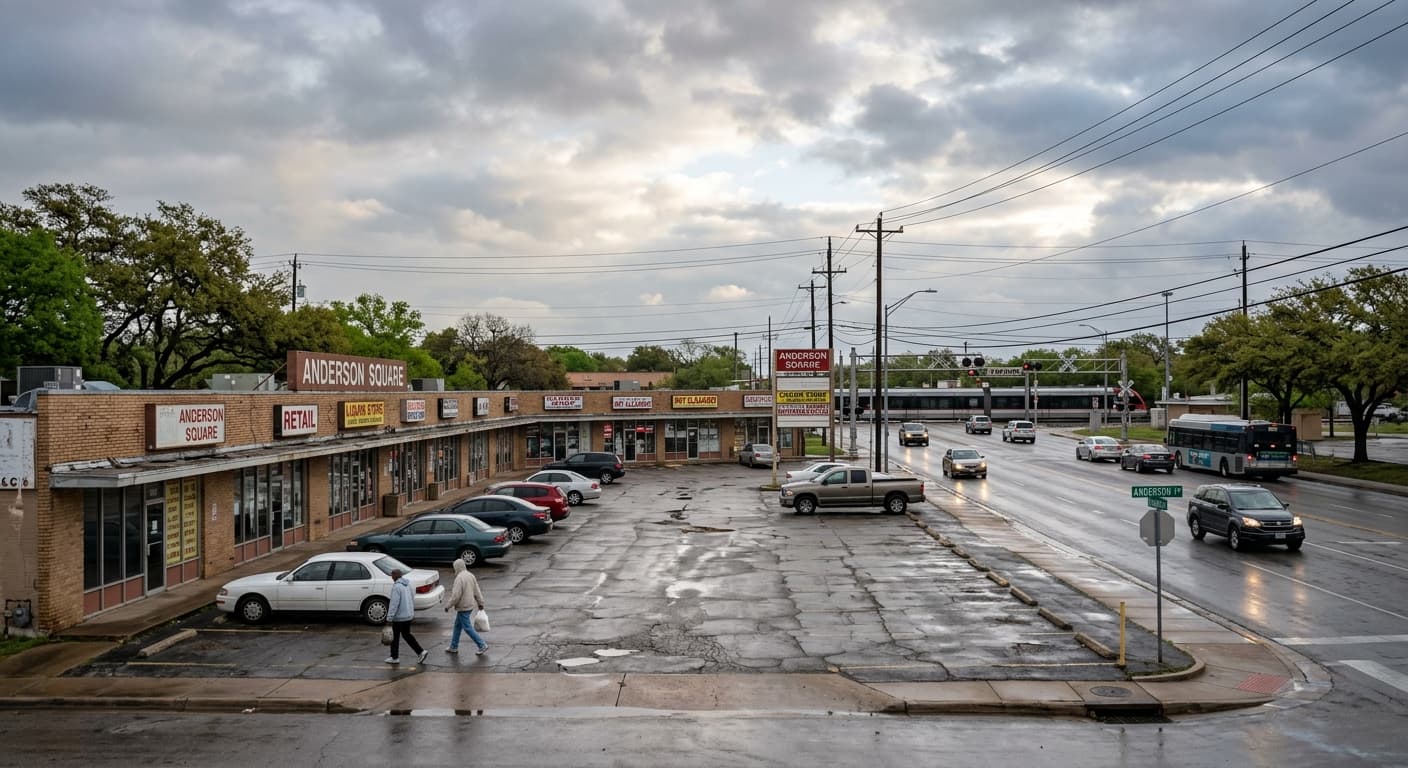 Inside Anderson Square: The $2.4B North Austin Urban Village Rewriting Lamar & Anderson (What City Hall Just Approved + Red Line Trail Intel)