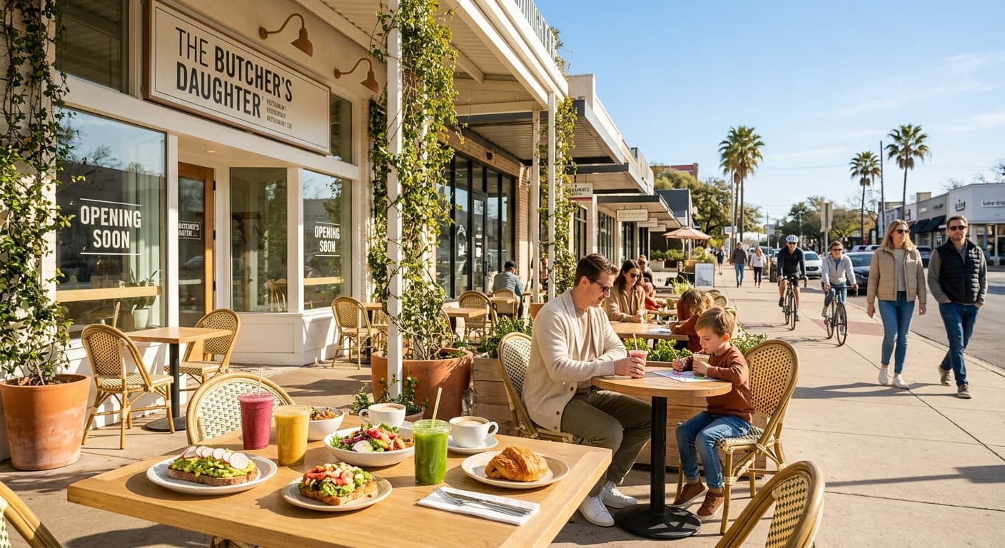 Inside The Butcher’s Daughter South Congress: Opening Timeline, Patio Intel & What Families Should Know Before Spring 2026