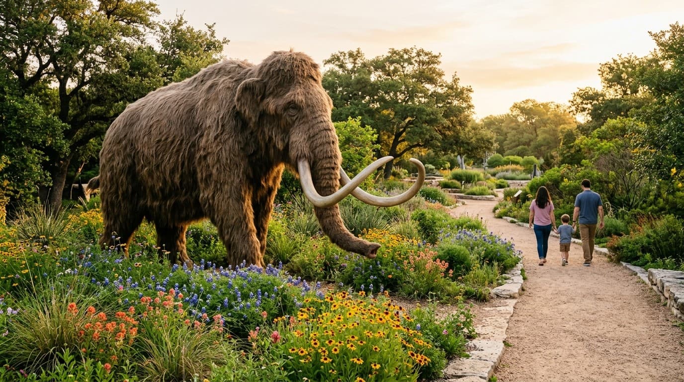 Ice Age in the Wild at the Wildflower Center Closes in Two Weeks โ And Entry Cuts Off at 2 PM