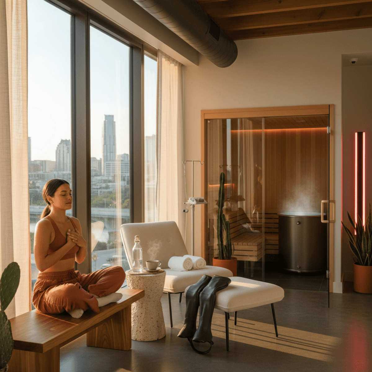 Austin's Recovery Lounges You Haven't Tried: Build Your Nervous-System Reset Circuit (Fairmont Spa, Generator Athlete Lab, Creek Haus)