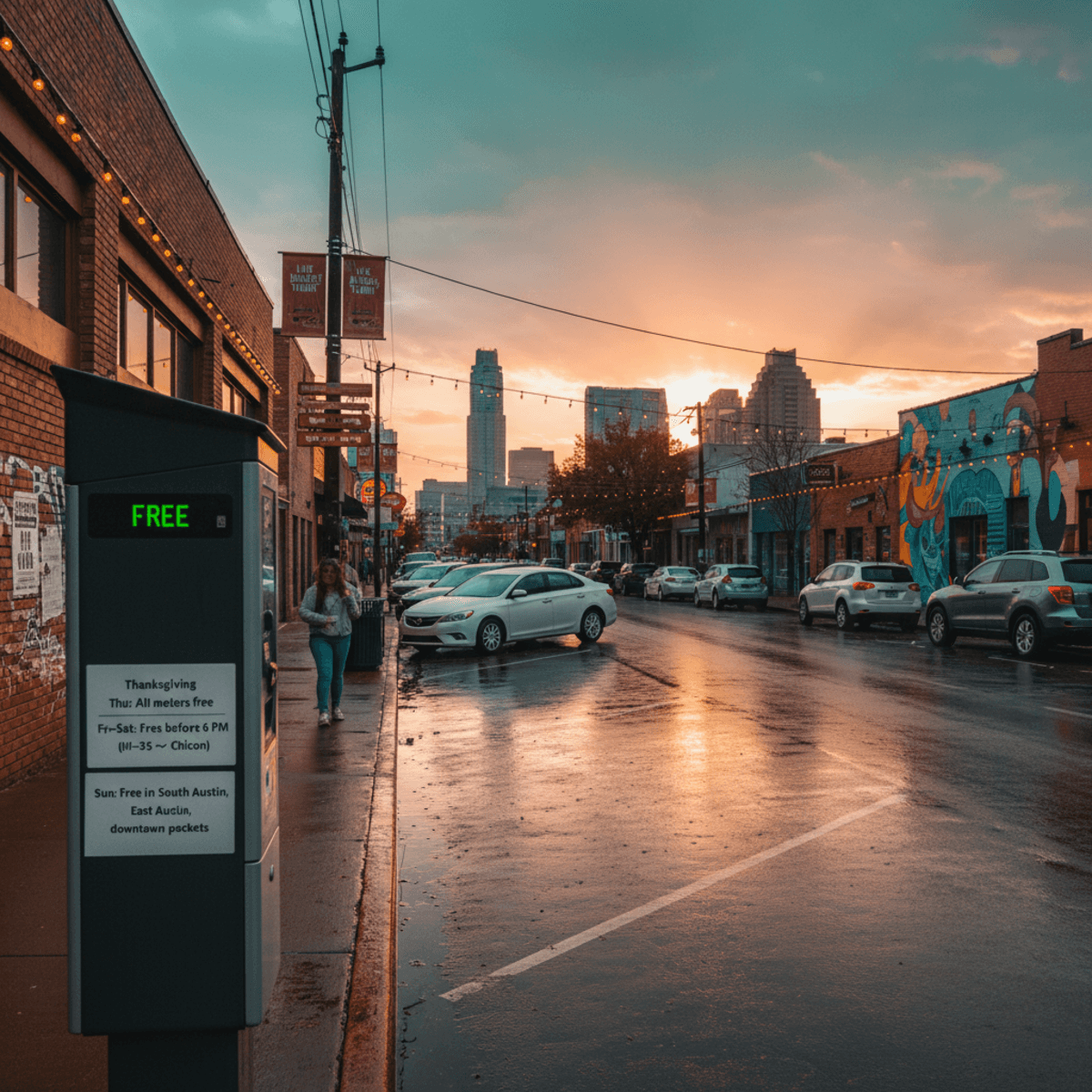 Austin's Thanksgiving Weekend Free Parking Playbook (Nov 27–30, 2025): Exact Streets, Time Windows, and Local Hacks