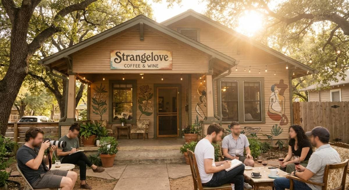 Inside Strangelove Coffee & Wine: The Insider Guide to East Austinâs Hidden Hybrid ArtâCafĂŠâWine Bar