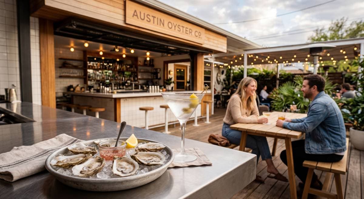 Inside Austin Oyster Co.: The East Cesar Chavez Raw Bar Opening March 31 (Menu Intel, Design Secrets & How It Stacks Up to Clark’s)