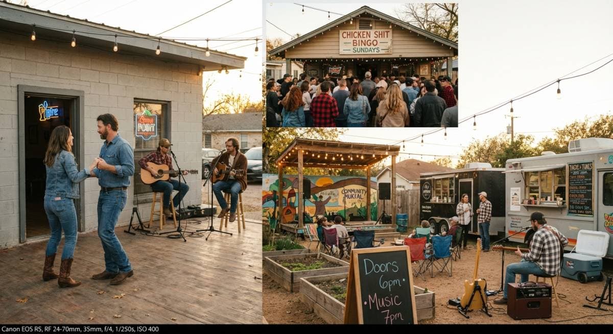 Where Austin Still Feels Like Austin: An Insider's Guide to Kenny Dorham's Backyard, Sam's Town Point, and The Little Longhorn Saloon