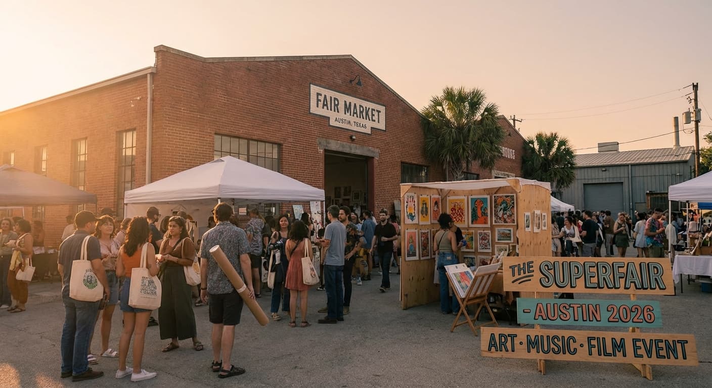 Inside The Superfair 2026: The Insider Guide to Austinâs New ArtistâLed Art Fair
